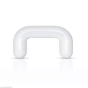 Septum Nasenhalter Klammer klar Acryl 16 Stärke 1/4" * - Bild 1 von 3