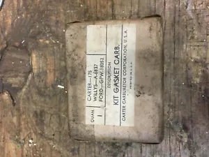 For Jeep MB GPW CJ NOS Special Carburetor Manifold "V" Gasket G-503 - Picture 1 of 8