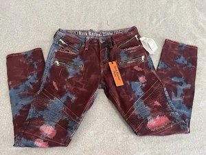 Rock Revival Elroy Motorcycle Denim Jeans Distressed Mens 32x32 NWT - Picture 1 of 9
