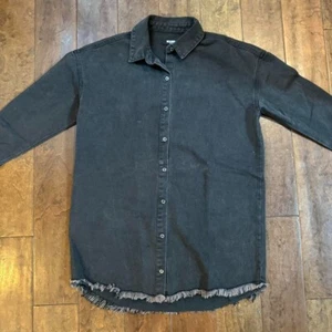 NEW Oversized Denim Shirt Dress | US 4 - Picture 1 of 4