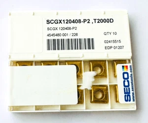 SECO DRILL Inserto in carburo SCGX120408-P2,T2000D ORIGINALE NUOVO 10 pz. - Foto 1 di 2