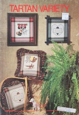 Tartan Variety Borders Cross Stitch Patterns By Stoney Creek c6 - Image 1 of 3