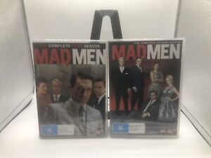 MadMen Complete Seasons 1 & 2 Region 4 DVD Set Brand New & Sealed Free Shipping!