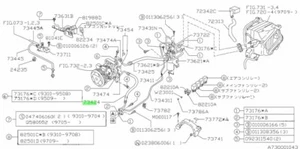 Aspirator Hose - Pressure Discharge For: Subaru Impreza GC8 GF8 WRX STI 98-00 - Picture 1 of 1