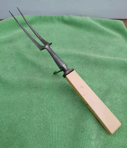 Vintage Bakelite Handle Carving Fork Carving with built in stand - Picture 1 of 6