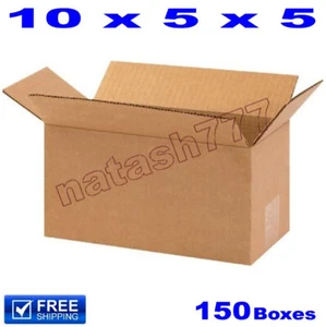 150 - 10x5x5 cajas de cartón 32 ECT embalaje de correo envío cartón corrugado - Imagen 1 de 1