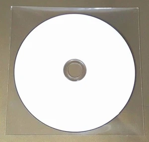 100 CD DVD BLURAY CPP Clear Plastic Sleeves with Flap Envelopes 100micron - Picture 1 of 3