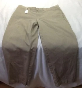 St881 Lands'End Kids Girls Khaki Pants Size 11 - Picture 1 of 10