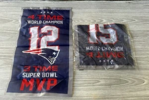 Tom Brady New England Patriots Banner 4x World Champion 3x Super Bowl MVP 2014 - Bild 1 von 4