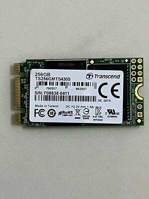 Transcend TS256GMTS430S SSD 256GB M.2 2242 NGFF SATAIII 6Gbps 560MB/s For Lenovo - Image 1 of 4