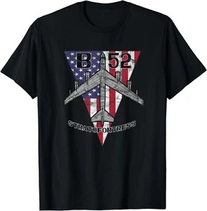 Nueva Camiseta Limitada Vintage B-52 Stratofortress Avión Patriótico Avión - Imagen 1 de 5