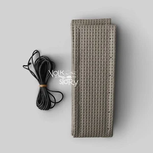 VW Volkswagen Vintage Tipo 2 Volante Empuñadura Cubierta Cesta Tejido/Color Beige - Imagen 1 de 4