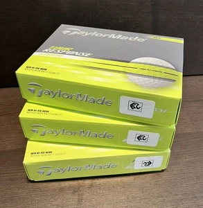 New In Box - TaylorMade Tour Response Stripe Balls 3 Dozen - Picture 1 of 4