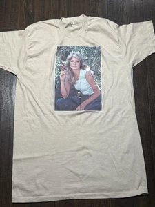 FARRAH FAWCETT VINTAGE SHIRT PRO ARTS INC. 1977 Size L SINGLE STITCH - Bild 1 von 10
