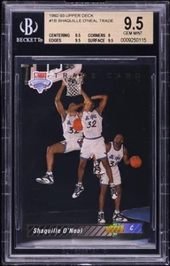 1992 Upper Deck Basketball #1b Shaquille O'Neal RC Rookie BGS 9.5 GEM MINT HOF - Bild 1 von 2