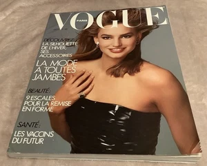 Vogue Paris October 1987 Laetitia Firmin cover  - Picture 1 of 14