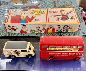 Corgi Classics D47/1 the Bash Street Kids Minnie the Minx Morris J Van AEC - Picture 1 of 11