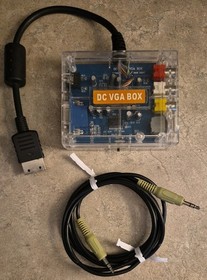 Sega Dreamcast DC VGA Box Cable Cord Composite S-Video Stereo AV XK-DC2000