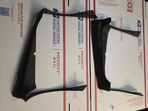 1986-1991 Mazda RX7 FC S4 S5 OEM Lower Headlight Bezel Trim Plastic Pair - Picture 1 of 7