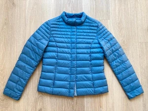 s.Oliver Damen Daunen Jacke Steppjacke Daunenjacke Übergangsjacke M 38 hellblau - Bild 1 von 13