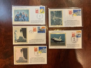 STS-7 Colorano "Seda" 5 cubiertas junio 1983 transbordador espacial Challenger Sally Ride+!! - Imagen 1 de 1