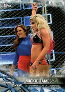 2017 Topps WWE Women's Division - WWE Matches and Moments #WWE-24 Mickie James - Picture 1 of 2