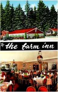 The Farm Inn near Tacoma Washington Janice & Smiles Highway 99 Chrome Postcard - Picture 1 of 2