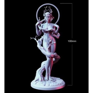 1/18 100mm 3D Print Model Kit Nudes Beautiful Girl Goddess Freyja Unpainted - Picture 1 of 1