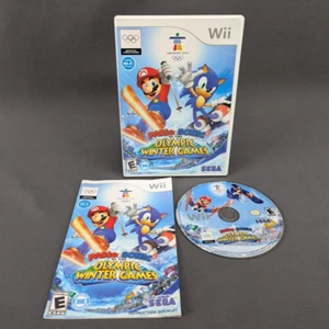 Mario & Sonic at the Olympic Winter Games Nintendo Wii 2009 Complete with Manual - Picture 1 of 6