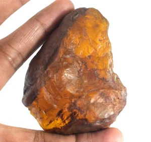 Natürlicher brasilianischer gelbgoldener Fluorit 758 Karat Edelstein grobes Neujahrsangebot - Bild 1 von 5