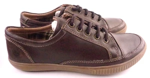 Padders Ladies Skittle Leather Laceup Flat Shoes Brown Size Eur36 UK3 US5 - Bild 1 von 5