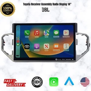 Genuine 2022 Toyota Tundra Radio 86100-0C441, w/ wireless CarPlay &Android Auto - Picture 1 of 11