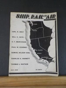 Ship, Rail and Air 1935 July Union Pacific and the West - Picture 1 of 7