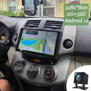 For Toyota RAV4 2007-2012 9" Apple Carplay GPS Android Car Stereo Radio WiFi FM - Picture 1 of 18