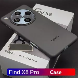 Funda Original Ultra Delgada Suave Cubierta Trasera Goma Mate Para OPPO Find X8/X8 Pro - Imagen 1 de 13