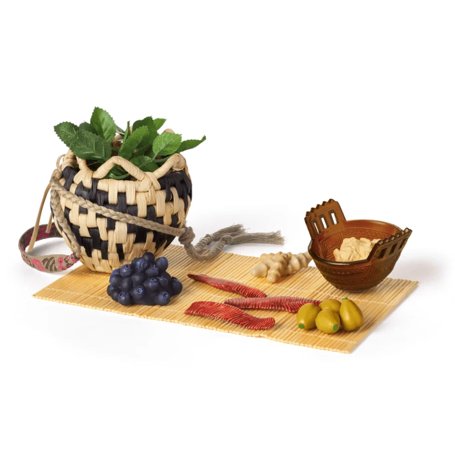 American Girl Kaya's Foods Trading Feast & Tule Mat NUEVO en caja para muñeca Foto 1 de 1