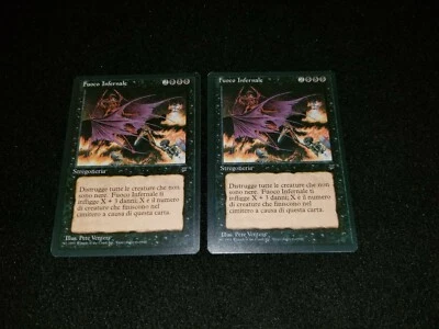 MTG 1x Legends black rare LP Italian FBB Hellfire - Reserved List - Image 1 of 2