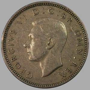 1947 United Kingdom One Shilling - Picture 1 of 2