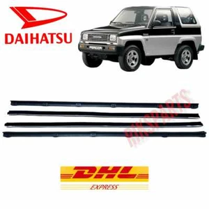 DAIHATSU FEROZA ROCKY SPORTRAK FRONT DOOR GLASS WEATHERSTRIP INNER OUTER SET NEW - Picture 1 of 4