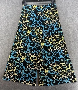 Slinky Brand Colorful Animal Print Cropped Wide Leg Pants Women’s Size Small - Bild 1 von 11