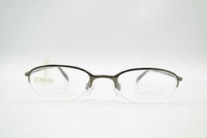 Vintage Charmant EU7743 Titanium Metallic Halbrand Brille Brillengestell NOS - Bild 1 von 6