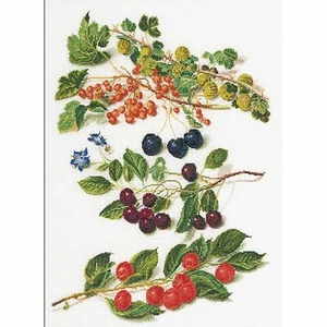 Cross-stitch kit Cherries 3063A thea gouverneur Aïda - Picture 1 of 5
