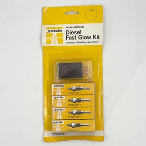 NOS! Genuine OEM Volkswagen 068998025 Fast Glow Plug Kit Bosch 0250201933 - Picture 1 of 3