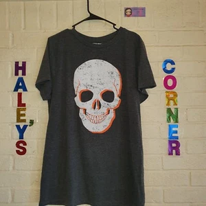 Mission Ridge Gray Skeleton Men's Short Sleeve T-Shirt Size Large - Picture 1 of 4
