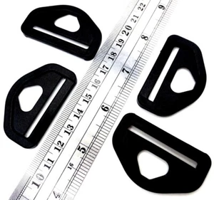 Soporte de clip para correa de 1,5" 38 mm de ancho - ¡Poliacetal negro duradero! ¡Envío gratis! - Imagen 1 de 12