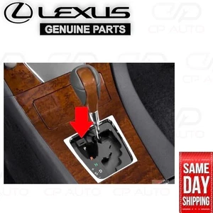 07 - 12 LEXUS ES350 SHIFTER LOCK RELEASE BUTTON COVER BLACK CAP OEM NEW - Picture 1 of 4