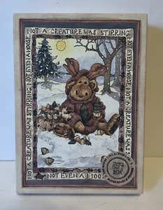 Vintage Boyds Bär Weihnachtskarten "Not A Creature Was Stirring..." Set 17 Karten - Bild 1 von 2