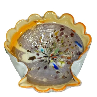 Cuenco de cristal de Murano Tutti Frutti vintage Foto 1 de 4