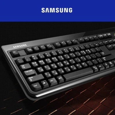 SAMSUNG Wired Keyboard SKG-3000UB Gaming Work Desktop Laptop USB 106Key Membrane - Image 1 of 4