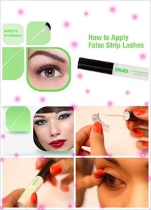 DUO White/Clear Brush On Striplash Adhesive with VITAMIN A,C &E net wt 0.18 oz. - Picture 1 of 8
